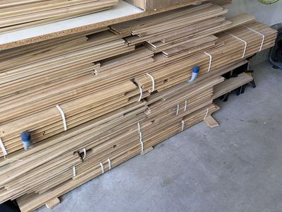 Solid Maple Hardwood Flooring - Approx. 60-80 sq ft - Leftover Project Material