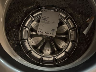 LG Direct Drive Top Load Washing Machine in Silver