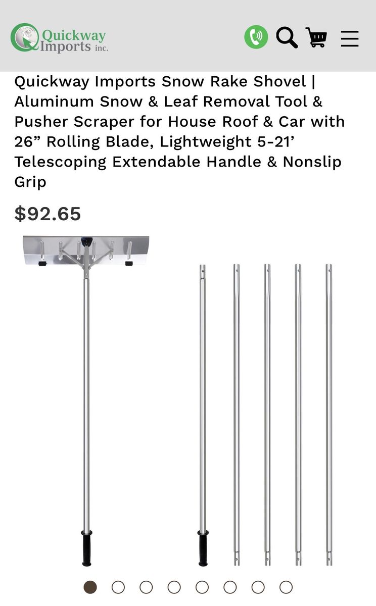 Gardenised Roof Rake,
