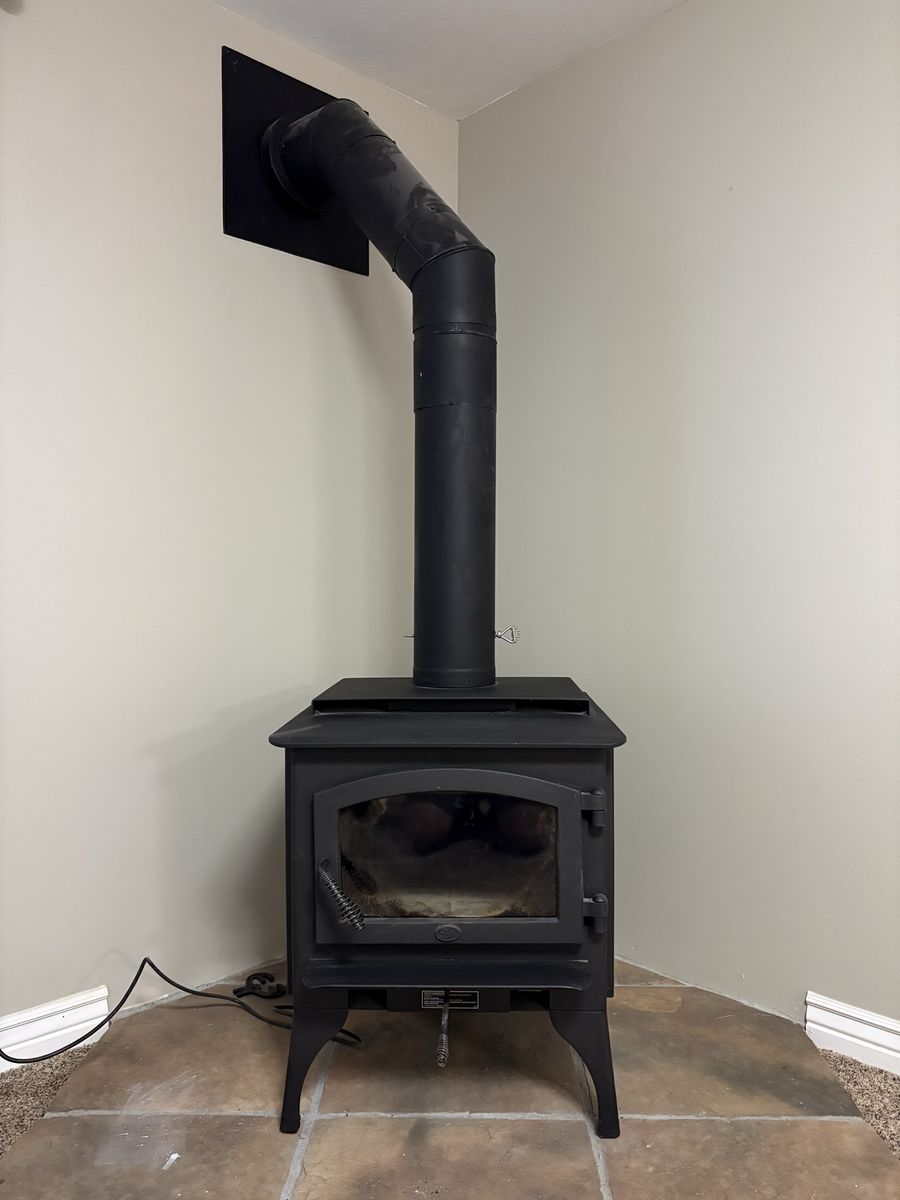 Lopi 1750 EPA-Certified Wood Stove w/ Factory Blower + 2 New Heat-Powered Fans - $1,450 OBO
