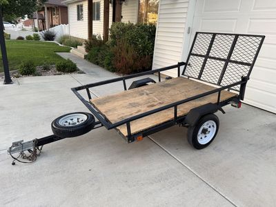 Atv trailer with Ramp 4X6