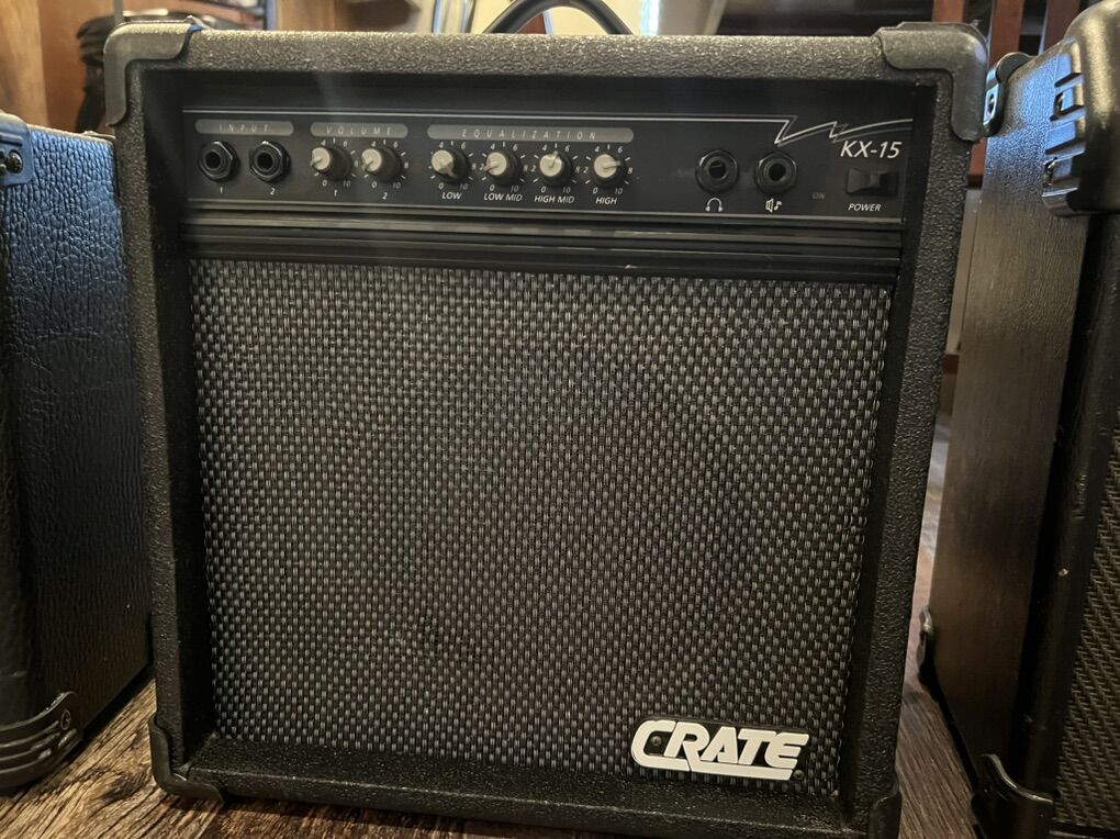 Fender, Crate, And Behringer Amps For Sale