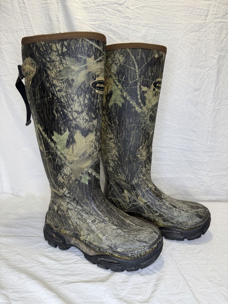 LaCrosse AlphaBurly Sport 18” Camo Hunting Boots tMen’s Size 8