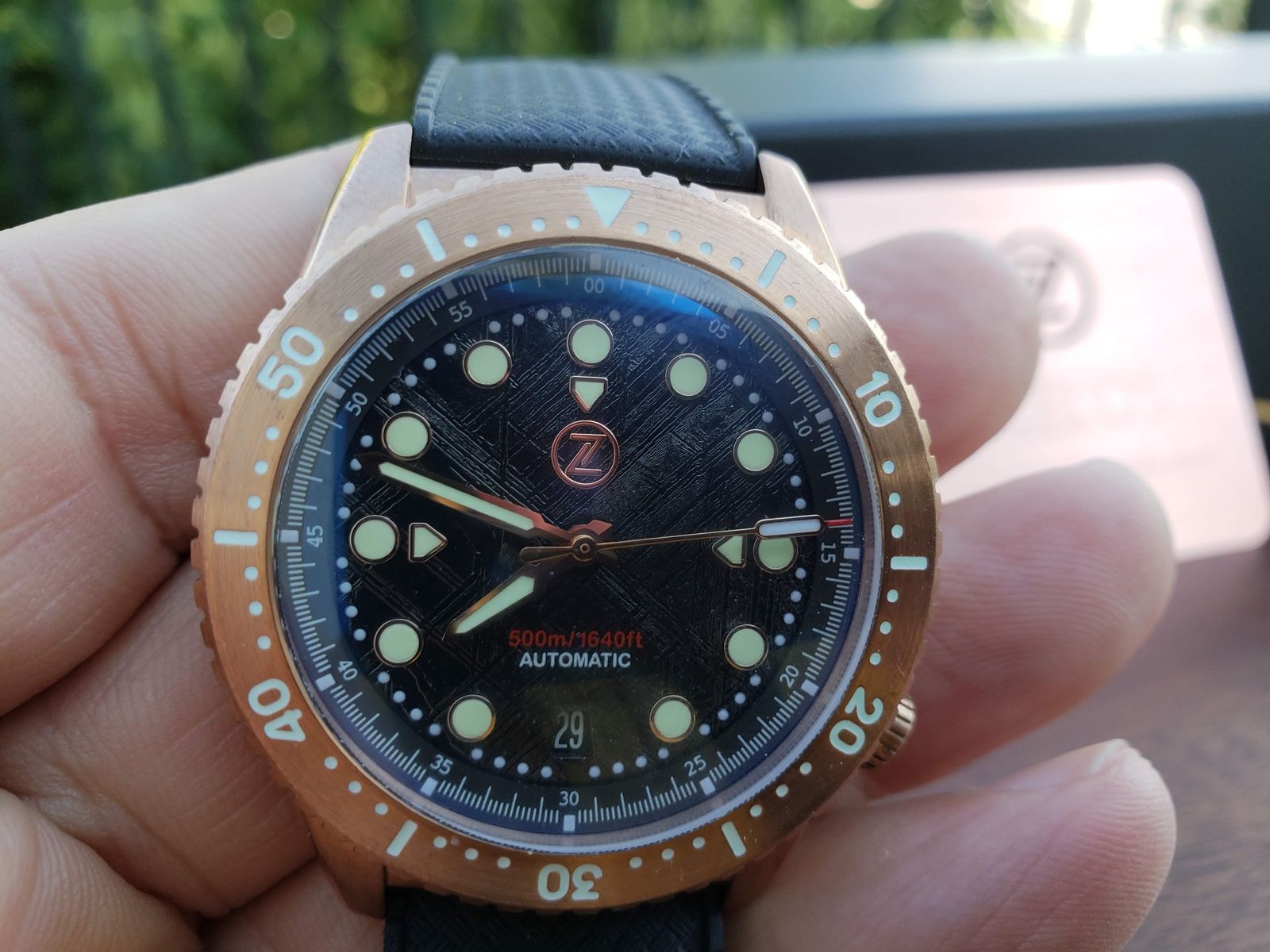 ZELOS MAKO BRONZE 500m Men's Dive Watch