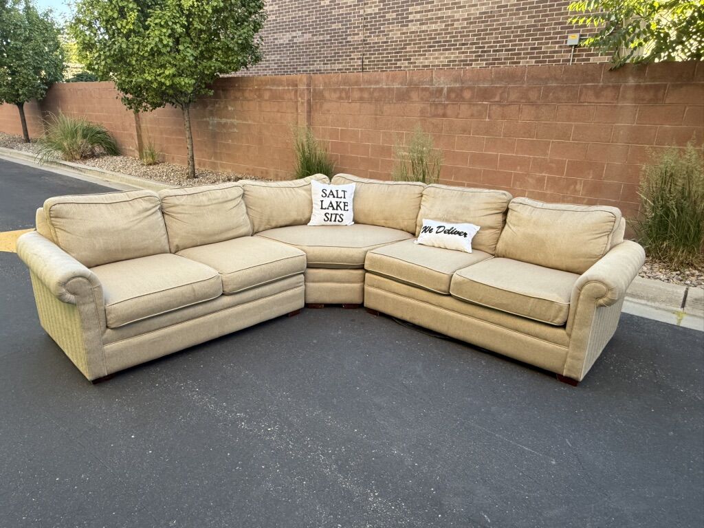 Tan Sectional Sofa Couch Delivery
