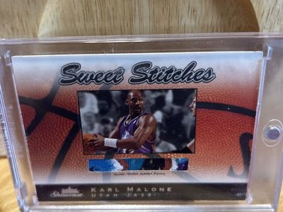 03-04 Karl Malone Game-Worn Jersey Patch Card Sweet Stitches Showcase Utah Jazz NBA Collectible WOW !!!! Look at the 10 Colors