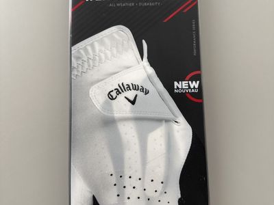 Callaway Weather Spann Golf Gloves - Men's Left Hand, Large Cad, 2-Pack, All-Weather Durability