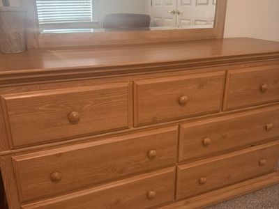 Furniture Set - 2 Nightstands, Dresser with Mirror, Chest of Drawers