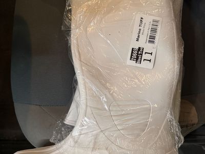 Marine Tuff White Steel Toe Work Boots Size 11 New in Packaging