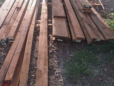 Treated lumber for garden boxes & outdoor projects