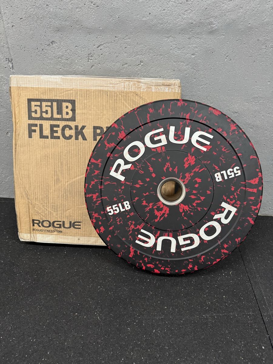 Rogue Fitness 55LB Fleck Plate Bumper Weight Plate