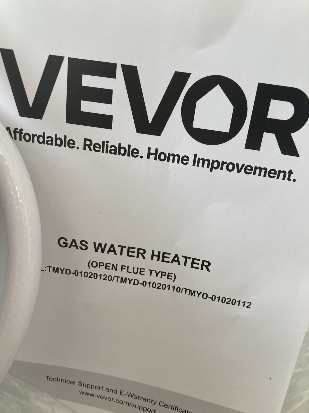 VEVOR HOT WATER HEATER.