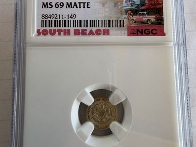 2026 Ascension G50C 1787 Brasher Doubloon MS69 Matte South Beach Edition NGC Certified Coin