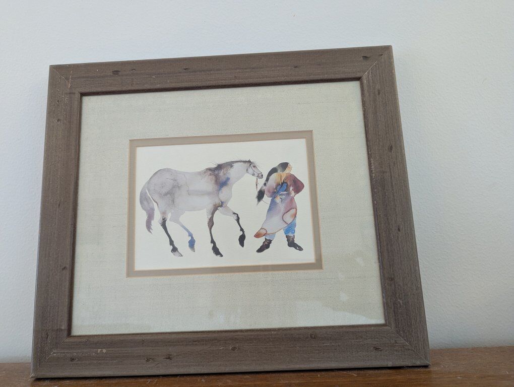 Carol Briggs She Walks with Horses original print