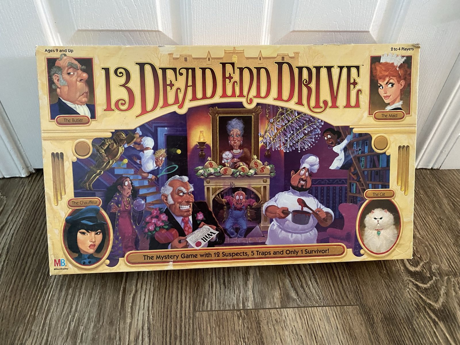 13 Dead End Drive  Vintage 1993   Board Game. Milton Bradley