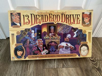 13 Dead End Drive Vintage 1993 Board Game. Milton Bradley