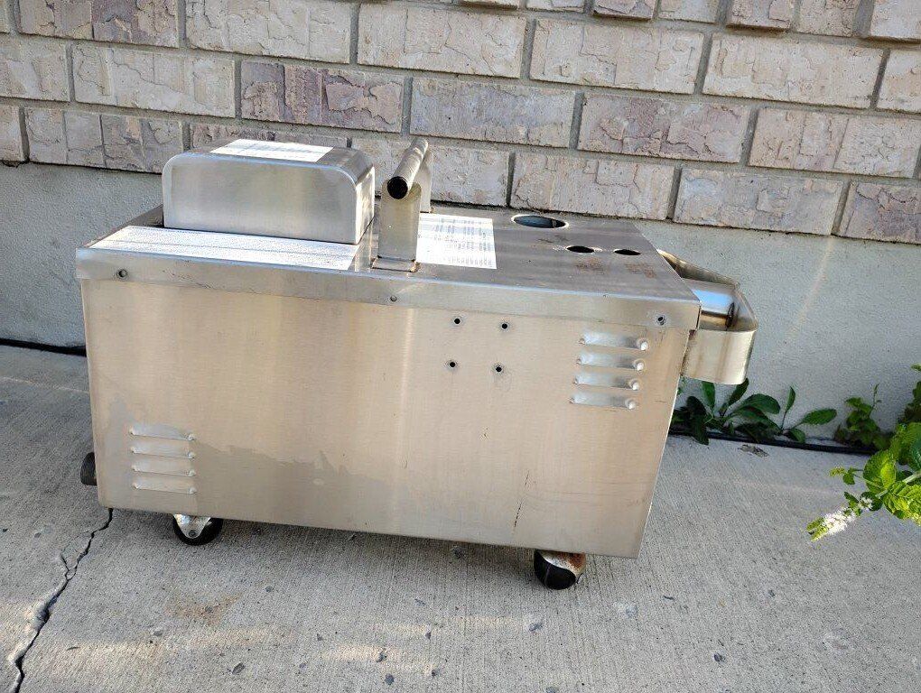 Solid Stainless Steel Empty Box with Casters Dream Machine