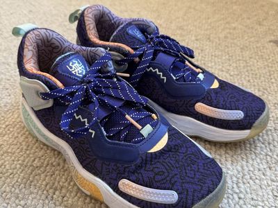 Adidas Don Issue 3 Basketball Shoes in Royal Purple - Size 8 - Athletic Sneakers