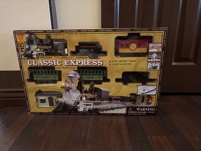 Classic Express Western Train Set Electronic Light & Sound Toy