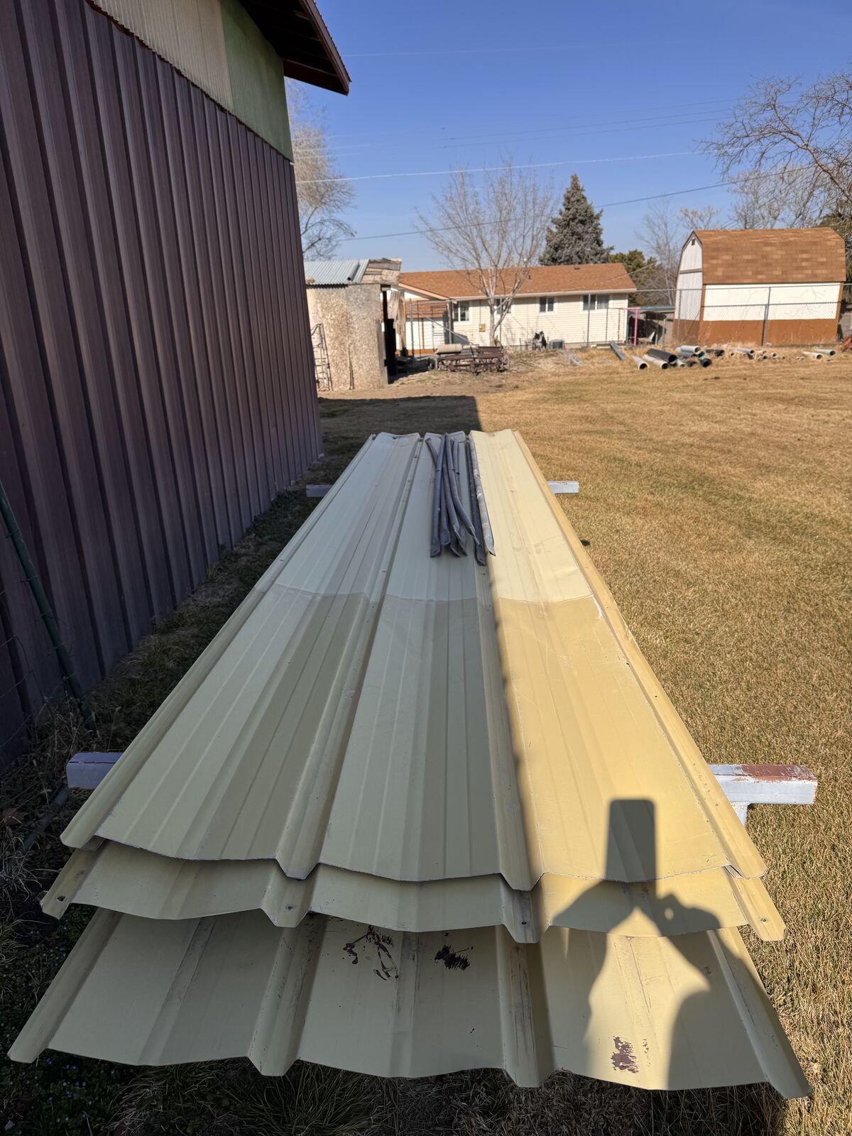 Metal Sheeting for Roofs or Siding
