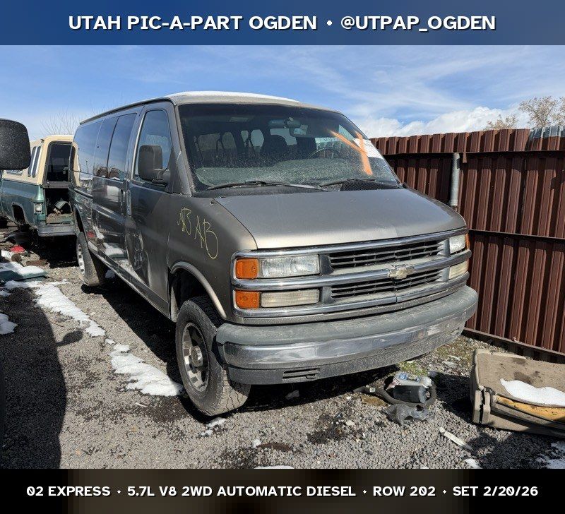 2002 Chevrolet Express Parts - UTPAP Ogden