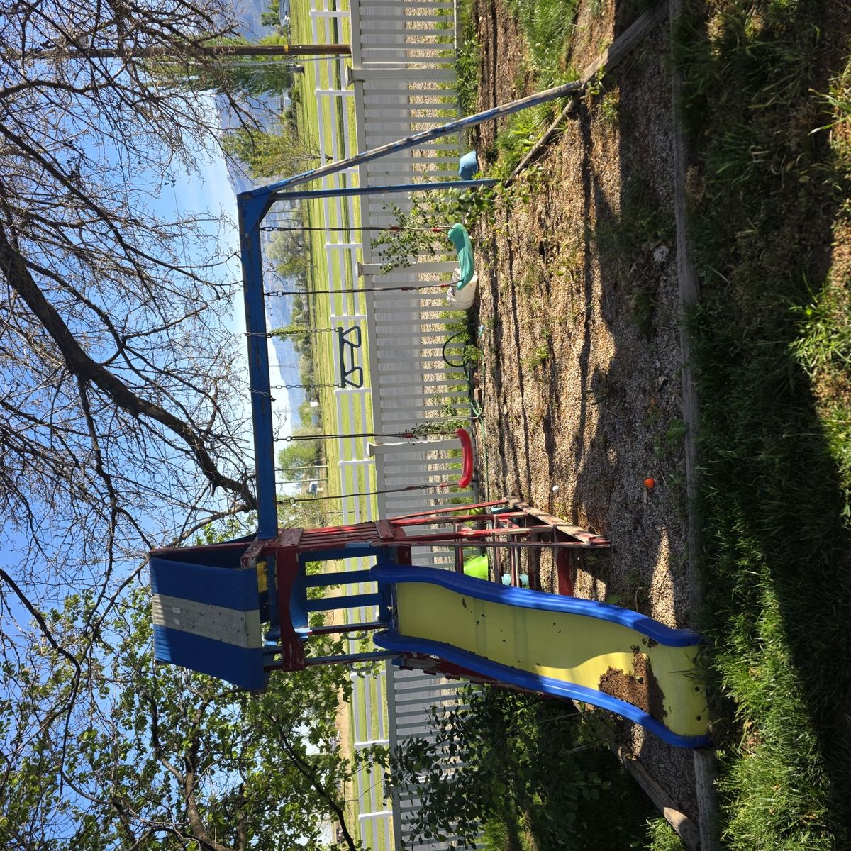 Swing and slide setting