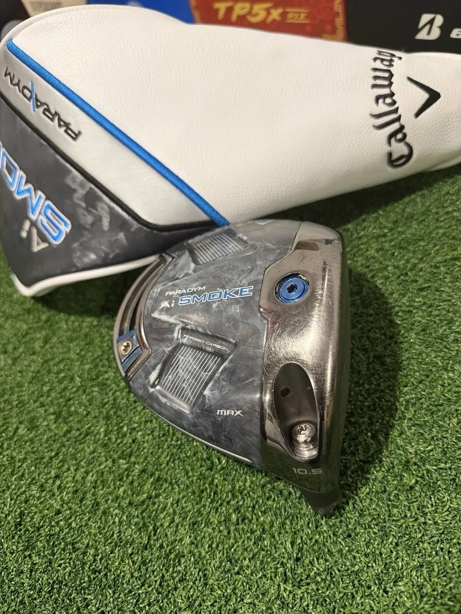 Callaway Paradym Ai Smoke Max 10.5° Driver Head & Head Cover RH Good