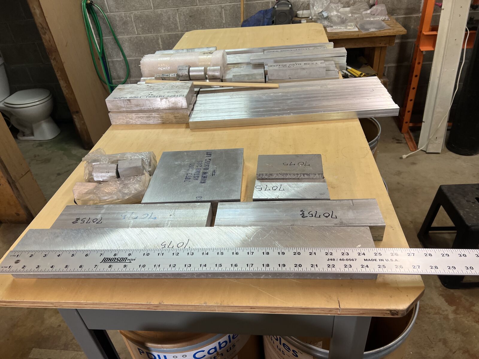 7075 & 6061 Aluminum stock for machining
