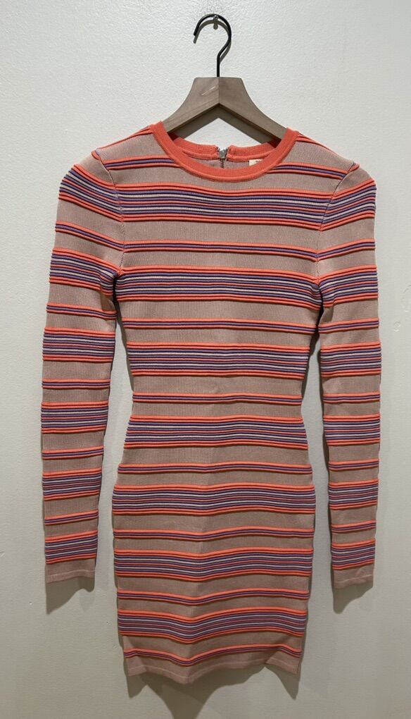 Torn by Ronny Kobo Malena Ottoman Bodycon Dress XS