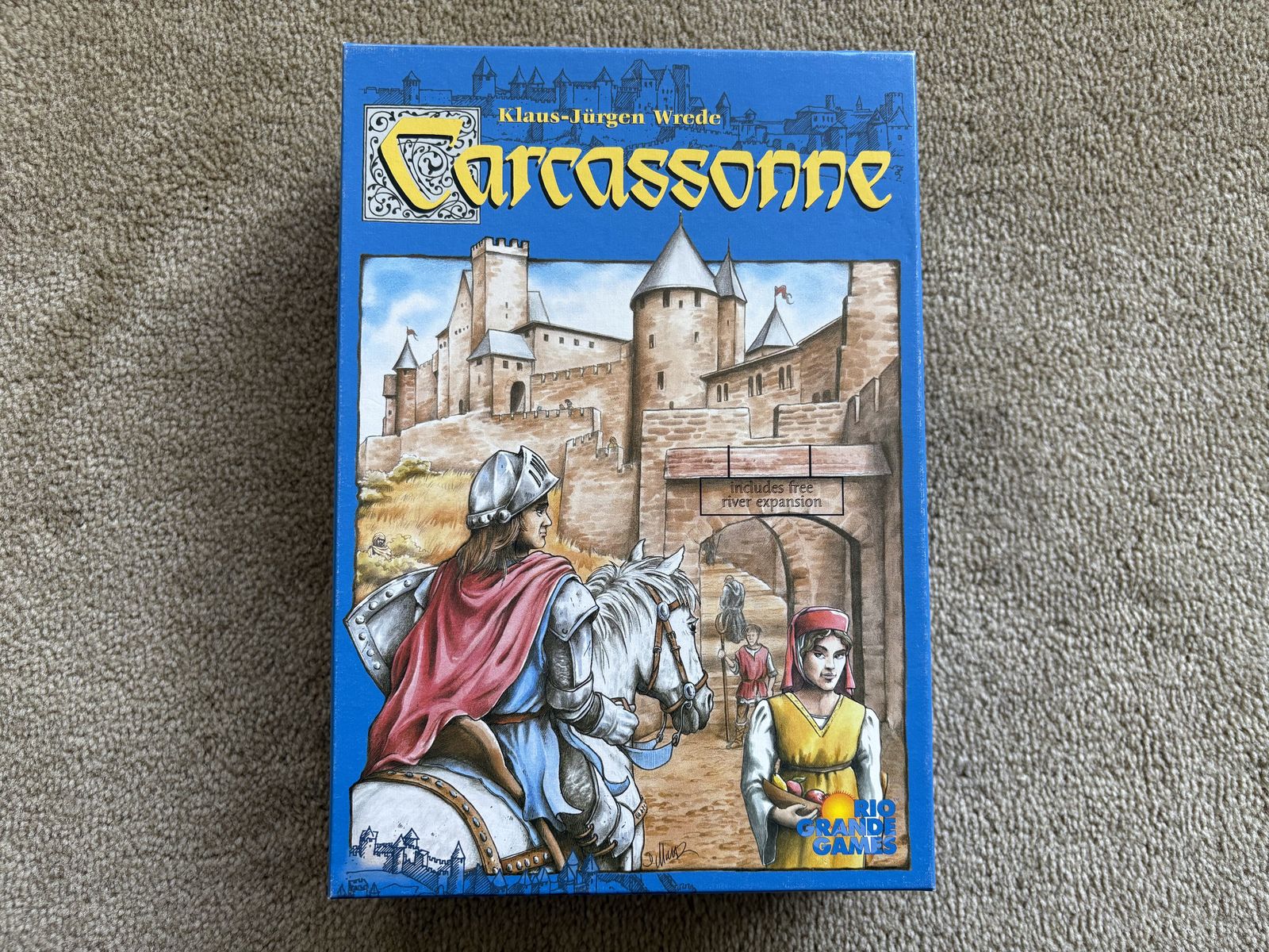 COMPLETE Carcassonne Game + River Expansion
