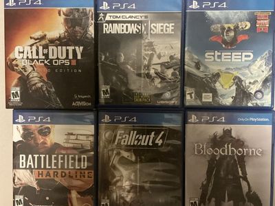 PS4 Games Lot of 6