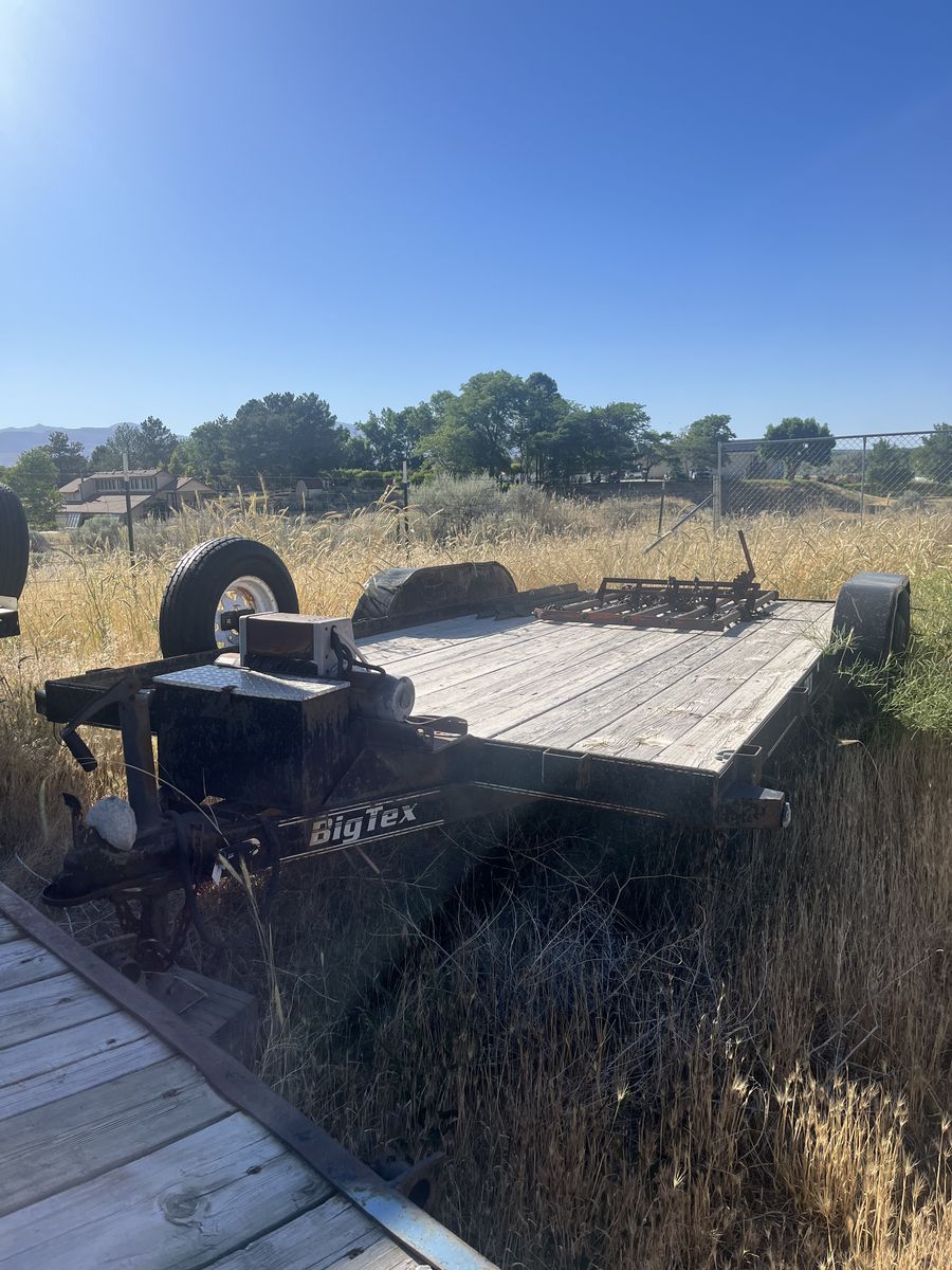 Big Tex 16 foot flat bed bumper pull