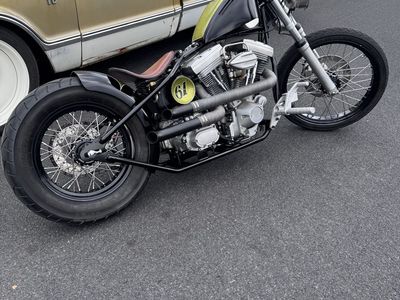 Custom Black Chopper- Unique Build