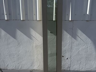 Beige Picture window side light 10 1/2” x 70 1/2”
