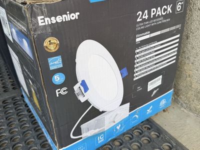 19 new 6” LED recessed lights