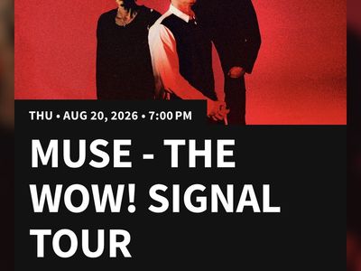 MUSE Tickets August 20th.