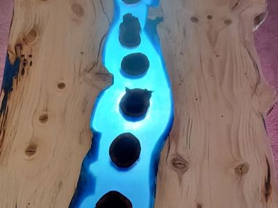 Epoxy resin table