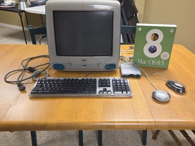 Working 1998 Apple iMac G3 With Peripherals