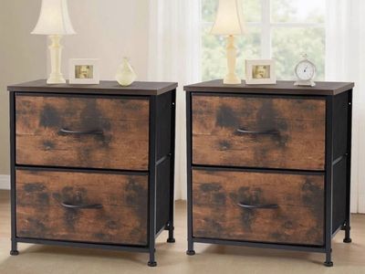 Set of 2 Modern Nightstands — $50 for Both