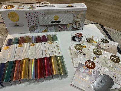 Heidi Swapp Minc Foil Applicator Machine Bundle with Reactive Foils and Ephemera