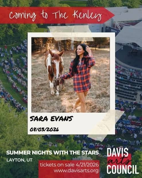 Sara Evans Aug 3 Layton Amphitheatre 4 tickets cheap