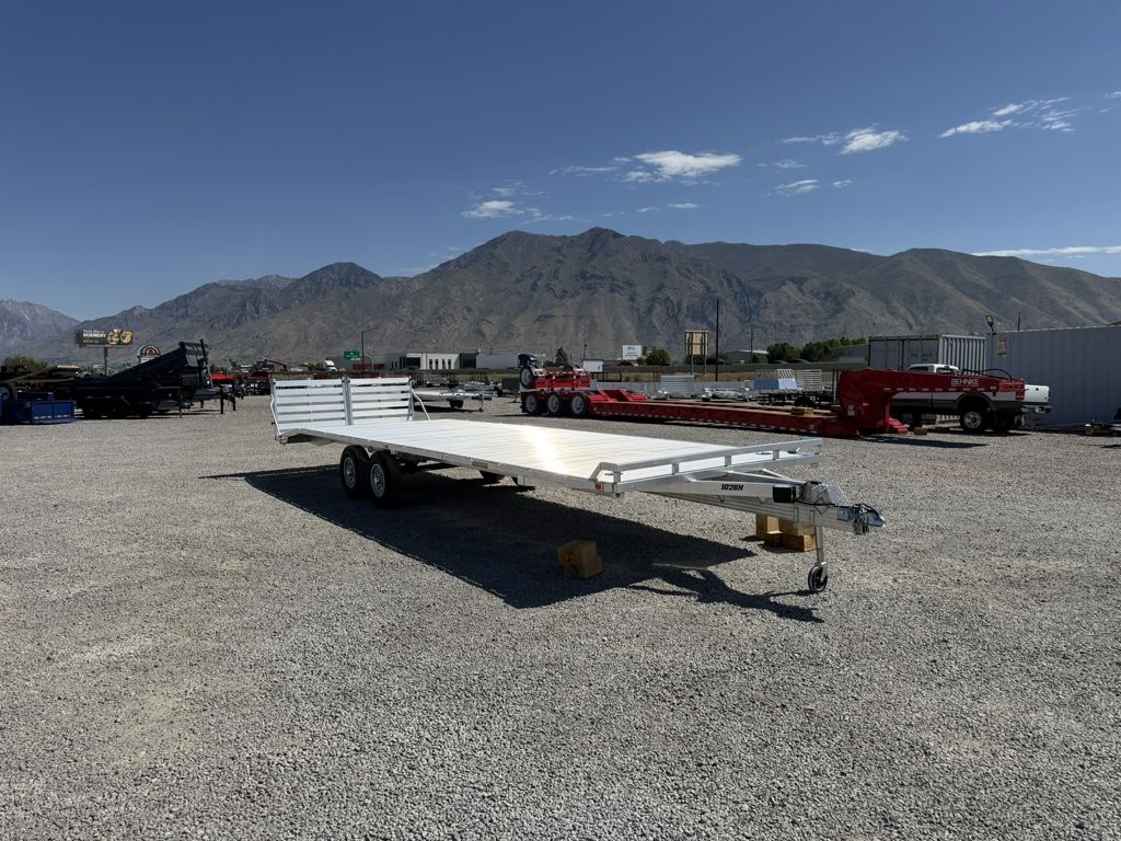 2027 Aluma 8.5x28 1028H Aluminum Flatbed Deckover