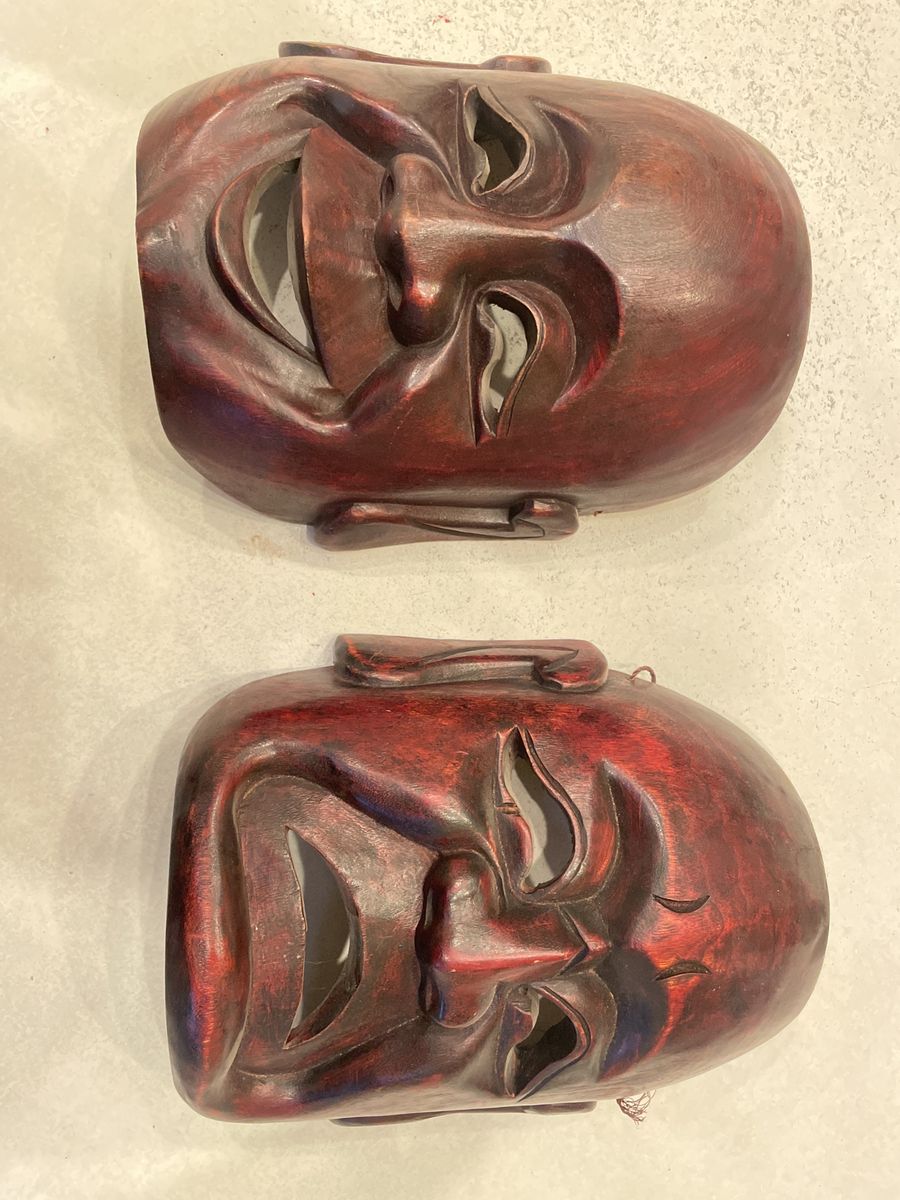 Hand carved masks