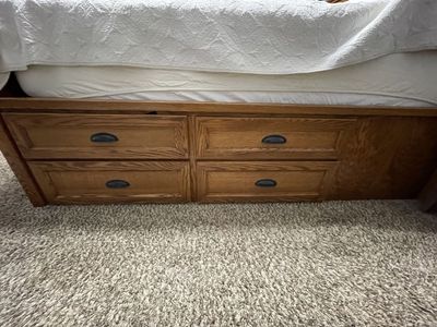 Queen size bed frame