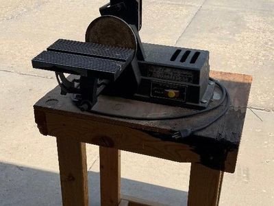Craftsman 1/3 HP Belt Disc Sander 4x36-inch with Stand - Woodworking Tool