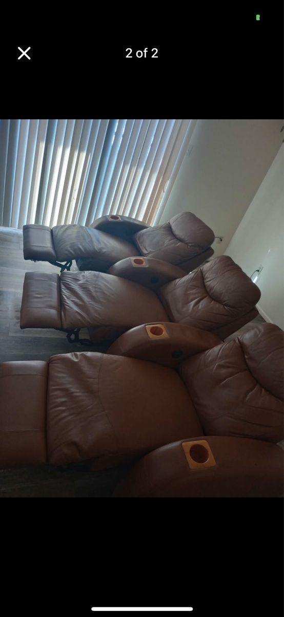 Leather Theatre Reclining Chairs