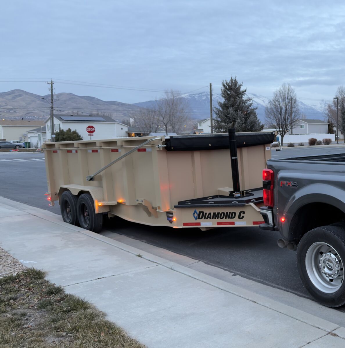 HIGH SIDE Heavy Duty Dump Trailer available. 7 by 16 with 44 inch sides. See description