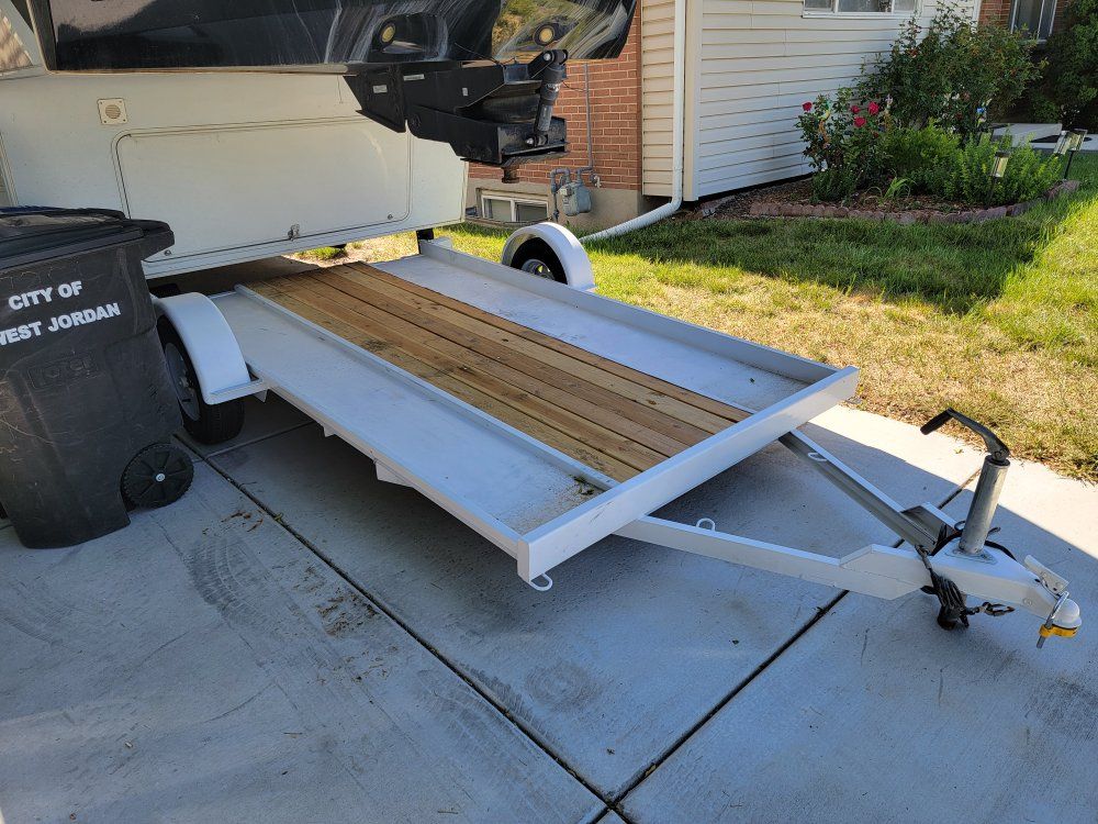 trailer 10'4" x 68-1/2 wide UTV/SXS/DOUBLE PULL GREAT FOR SIDE BY SIDES OR FOUR WHEELERS