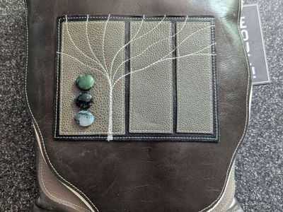 Handmade leather crossbody bag