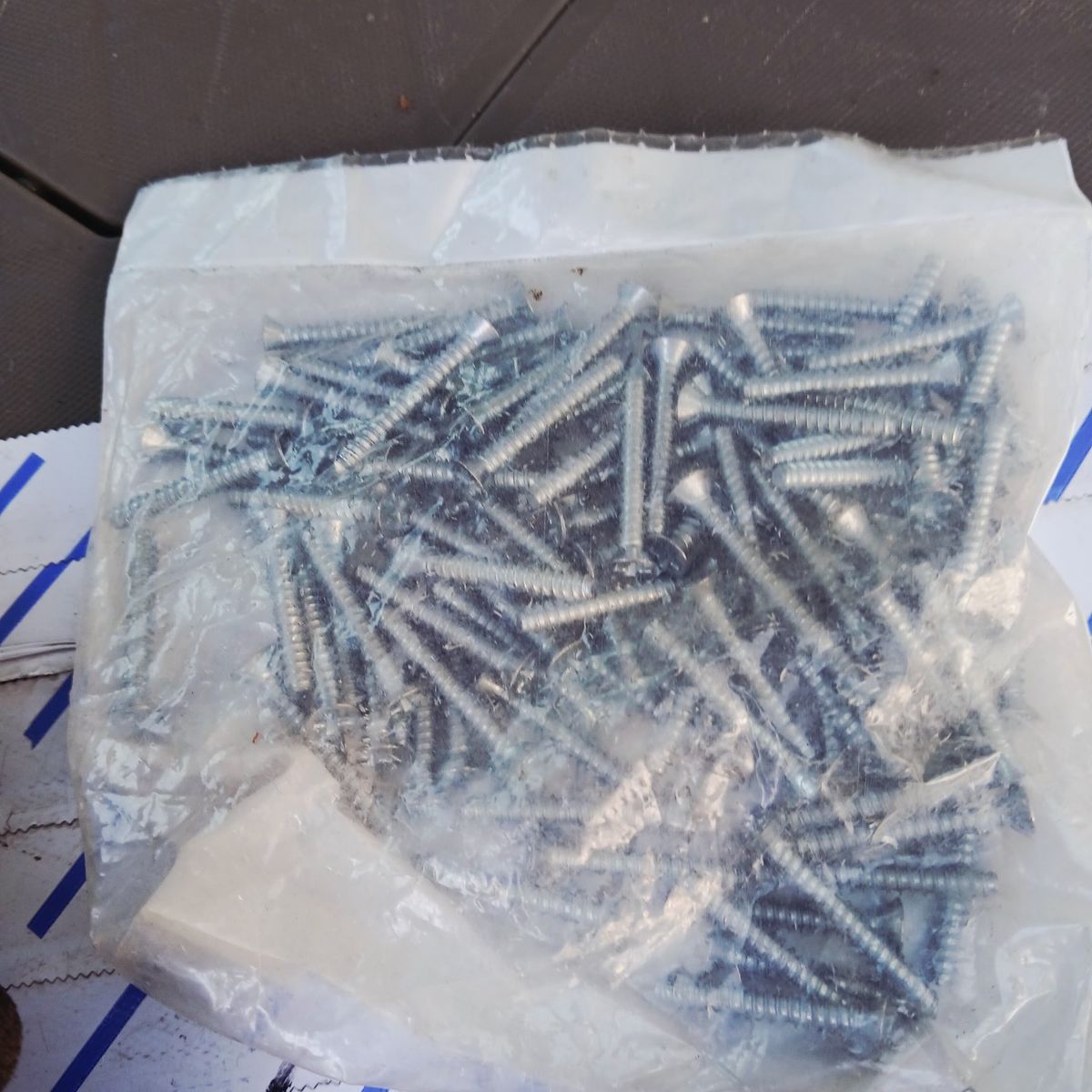 #6-20 x 1" Steel Sheet Metal Screws, Zinc Plated Flat Head, Phillips Drive (Pack of 100)